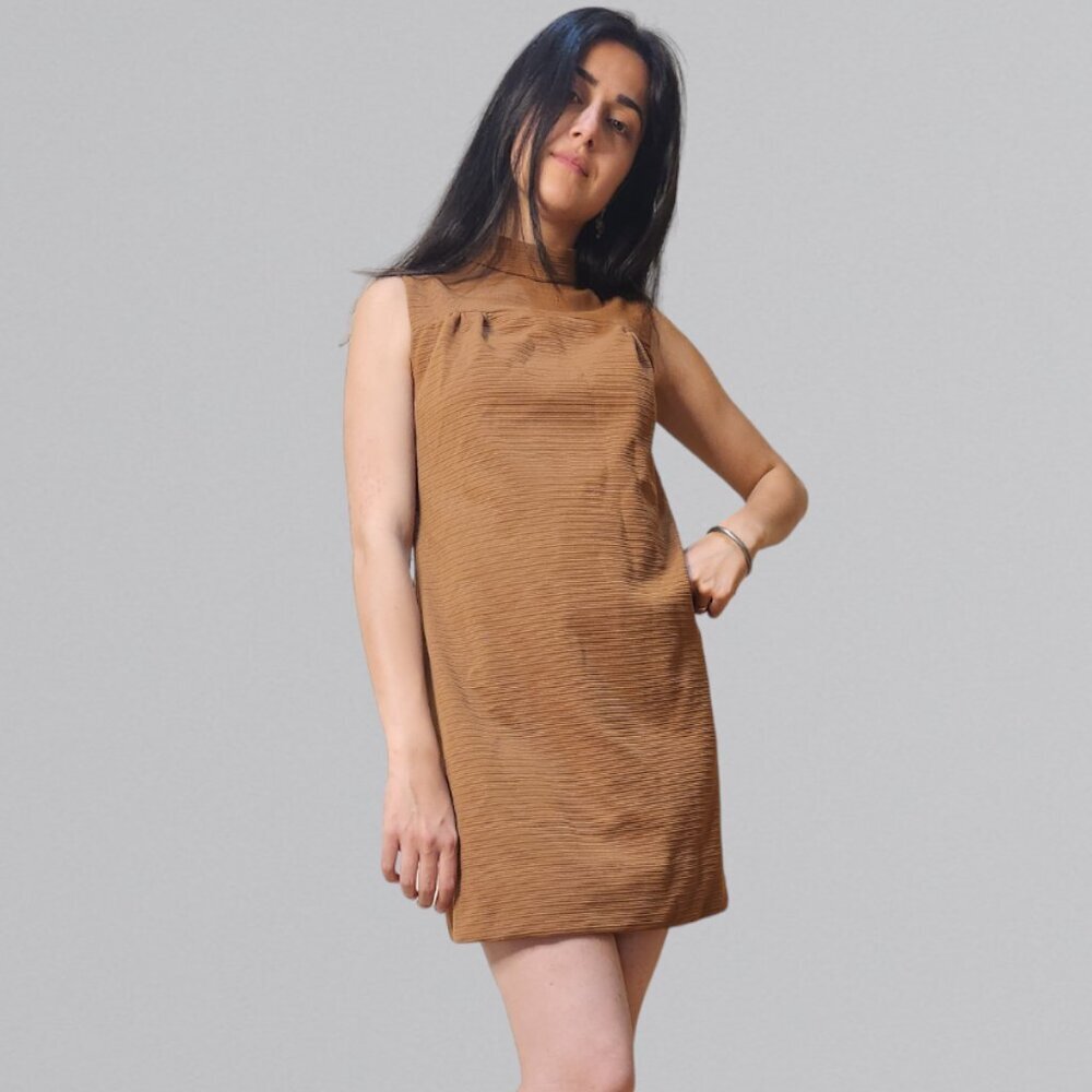 Vintage Stripe Texture Dress